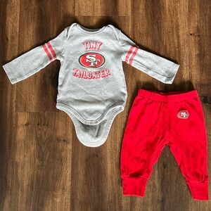 San Francisco 49ers baby outfit
